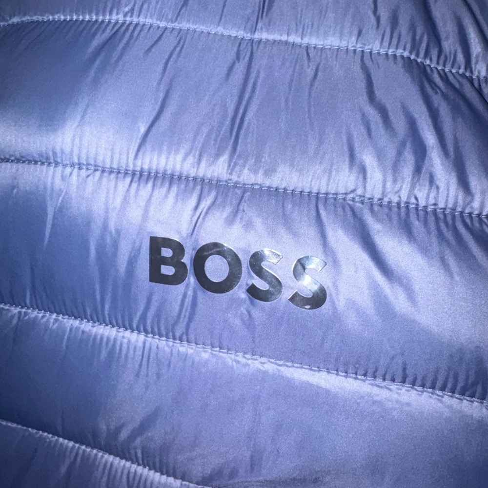 Hugo Boss Navy Blue Puffer Jacket - Picture 7 of 10
